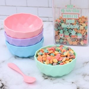 Bowl Comportera Ensalada Postre Colores Pastel Grande - vista 4