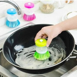 Cepillo Lava Platos Dispenser Jabón Detergente Para Cocina - vista 9