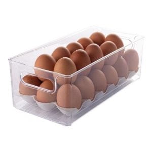 Organizador Multiuso Porta 28 Huevos Acrílico 30x15x10cm