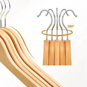 Perchas de Madera por Mayor Calidad Premium Lustradas x Unidad - vista 3