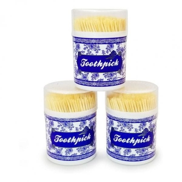 Escarbadientes De Bambu 62mm*400u Vintage