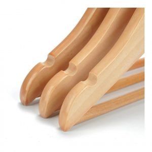 Perchas de Madera Infantiles Barnizada Lustrada Niño 32cm x Unidad - vista 5
