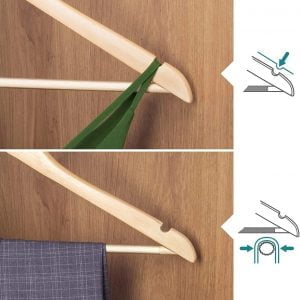 Perchas de Madera por Mayor Calidad Premium Lustradas x Unidad - vista 5