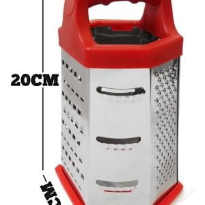 Rallador Acero Inoxidable 6 Lados Hexagonal Mango Plastico - vista 2