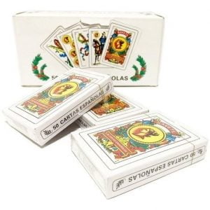 X12 Mazo De Cartas Naipes Españolas Chin-chon Truco Escoba 50pic - vista 2