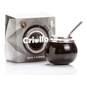 Mate Criollo Ceramica Negro