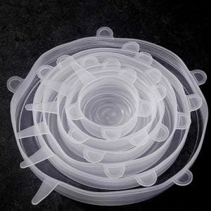 Envolturas Alimento 6 Tapas Silicona Extensible Reutilizable - vista 9