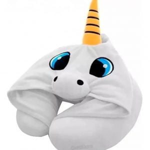 Almohada Cuello Con Capucha Unicornio Diseno Viajar Regalo - vista 6