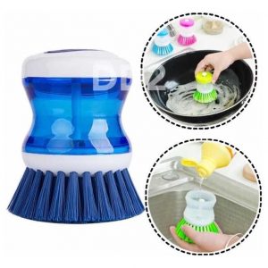 Cepillo Lava Platos Dispenser Jabón Detergente Para Cocina - vista 2