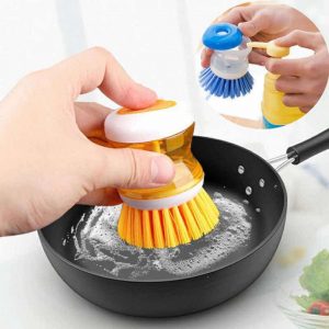 Cepillo Lava Platos Dispenser Jabón Detergente Para Cocina - vista 10