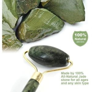 Masajeador Facial Corporal Rodillo Masajeador Piedra Jade - vista 4