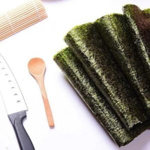Esterilla Plana Para Sushi Bambú Enrollar Cocina Natural - vista 3
