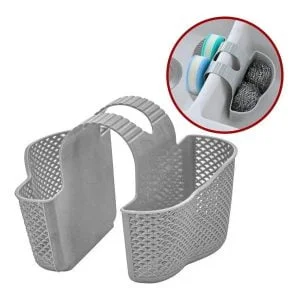 Organizador Escurridor Porta Esponja Bacha Doble Canilla