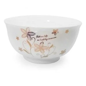 Bowl Tazon Ceramica Flores Diseno Estilo Asiático Sopa Arroz