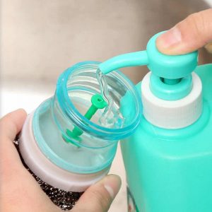 Cepillo Lava Platos Dispenser Jabón Detergente Para Cocina - vista 4