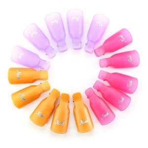Set 10 Broches Capsulas Removedor Esculpidas Gel Acrilicas Para Uñas - vista 7