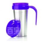 Vaso Acero Térmico Manija Y Pico Bebedor Café Mug Camping