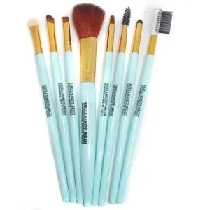 Set De 8 Brochas De Maquillaje Pinceles Pasteles Sinteticas