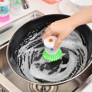 Cepillo Lava Platos Dispenser Jabón Detergente Para Cocina - vista 8