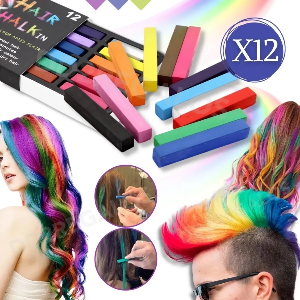 Pack De 36 Extensiones De Cabello De Colores Para Niños, Con Clips, Trenzas Y Lisas, Para Fiestas