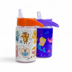 Botella Infantil con Pico Antiderrame – Tamaño Mini 13x7 cm