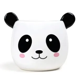 Maceta Cerámica Panda Feliz