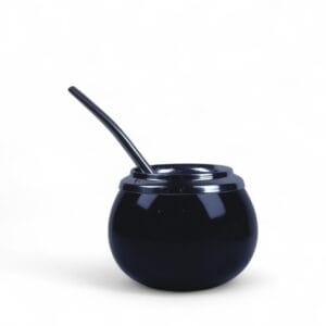 Mate Criollo Ceramica Bombilla De Acero En Caja De Regalo - vista 14