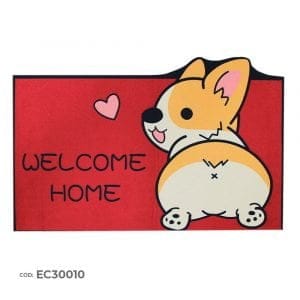 Alfombras Para Entrada de Casa Dormitorios Perro Gato 38x58cm - vista 3