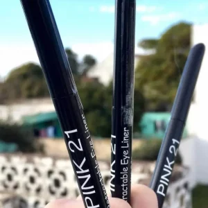 Lapiz Delineador Ojos Retractil Pink 21 Negro Waterproof - vista 2