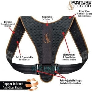 Corrector Postura Chaleco Postural Espaldera Espalda Derecha - vista 3
