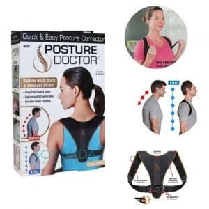 Corrector Postura Chaleco Postural Espaldera Espalda Derecha