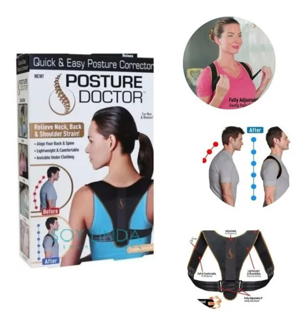 Corrector Postura Chaleco Postural Espaldera Espalda Derecha