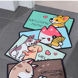 Alfombras Para Entrada de Casa Dormitorios Perro Gato 38x58cm - vista 9