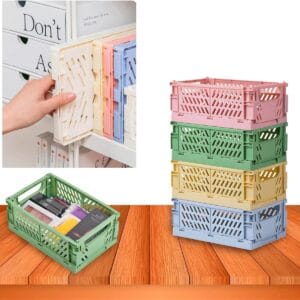 Cajon Canasto Multiuso Plegable Organizador - vista 4