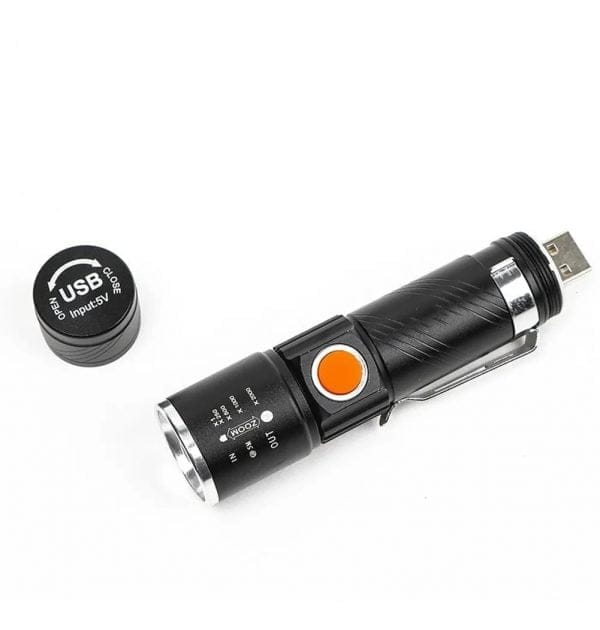 Linterna Led Recargable Usb 2 Linterna Led Recargable Usb 2