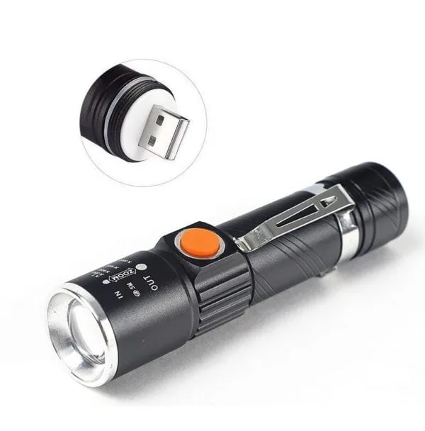 Linterna Led Recargable Usb