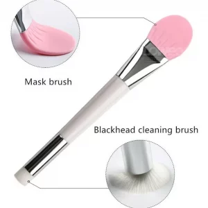 Brocha Pincel Duo Punta Silicona Para Mascarillas Skin Care - vista 4