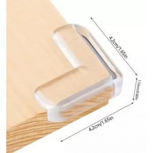 Esquinero Protector Punteras Anti Golpes X4 Silicona Bebés - vista 4