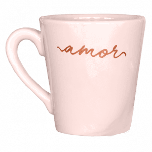 Taza Cerámica Cocina Con Manija Colores Pasteles Frase 400ml - vista 7