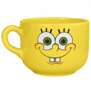 Tazón Ceramica Diseno Bob Esponja