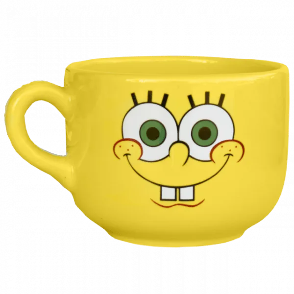 TAZON CERAMICA PERSONAJE BOB ESPONJA