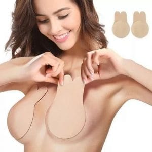 Corpiño Invisible Levanta Busto Conejito Pezoneras Silicona - vista 5