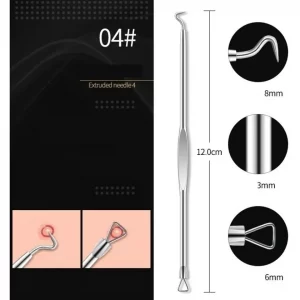 Extractor de Puntos Negro Comedones Kit Saca Granos Anti Acné - vista 3