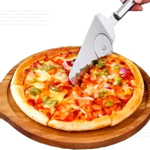 Corta Pizza Rueda + Espatula 2 En 1 Acero Inoxidable - vista 2