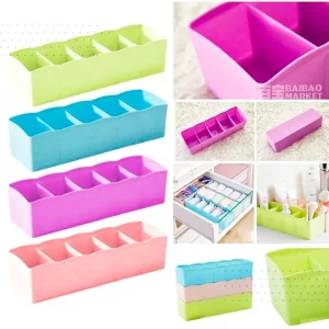 Organizador Multiuso Medias 5 Divisiones Ropa Interior Cajon - vista 4