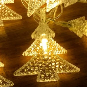 Luces Arbolito Pino Calida Guirnaldas Decoracion Led Navidad - vista 4