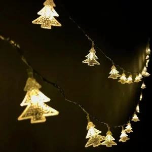 Luces Arbolito Pino Calida Guirnaldas Decoracion Led Navidad - vista 5