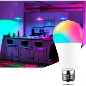 Lampara Led 5w A Control Remoto 16 Colores Rgb - vista 3