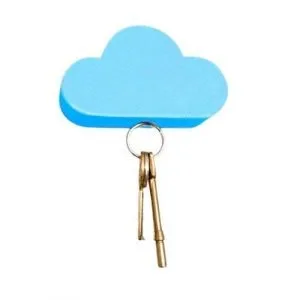 Porta Llaves Para Pared Con Iman Llavero Magnetico Nube