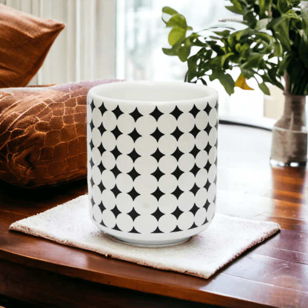 MACETA-CERAMICA-CIRCULOS MACETA CERAMICA